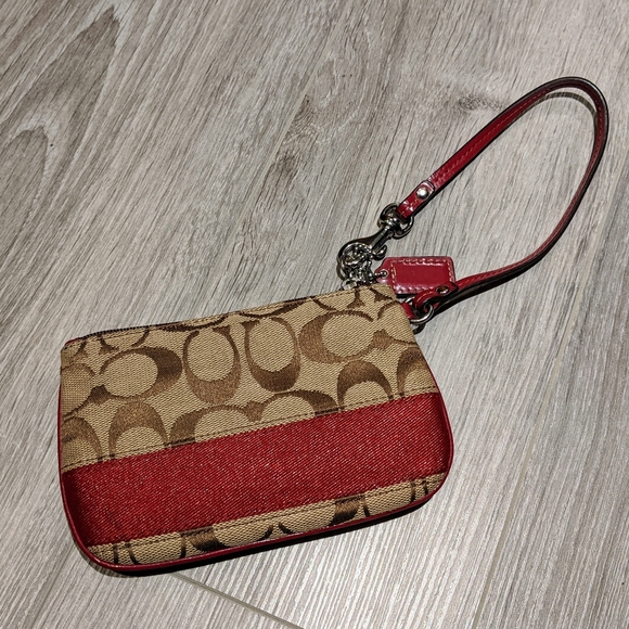 Coach Signature Wristlet - Picture 3 of 5